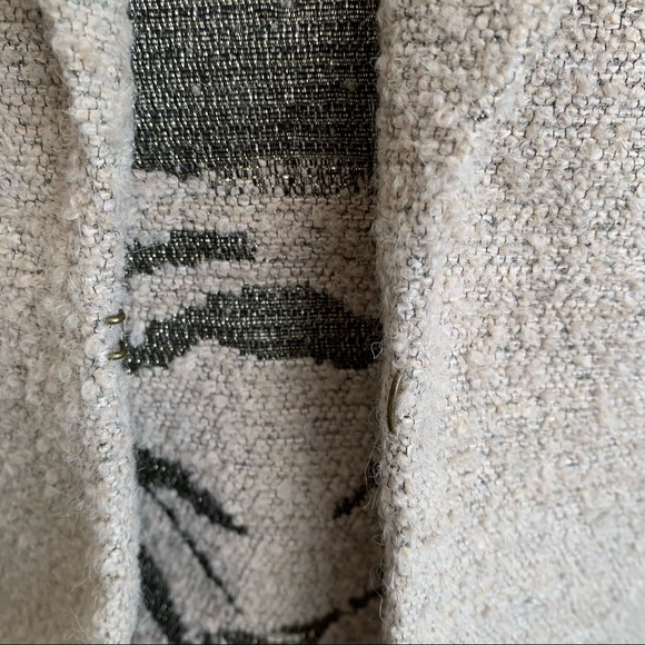 Hilton Hollis 2 Piece Wool Blend Animal Print Dress Suit Beige Green Sz 0 - Picture 5 of 16